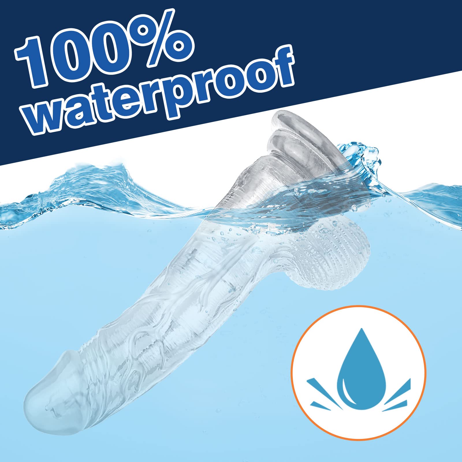 Amazon.com: Realistic Dildo for Women Sex Toy,10 Wobble& Vibrations Clear  Realistic Vibrator,with Strong Suction Cup,for Hands-Free,for Vaginal  G-spot and Anal Masturbation Adult Toys for Women : Health & Household