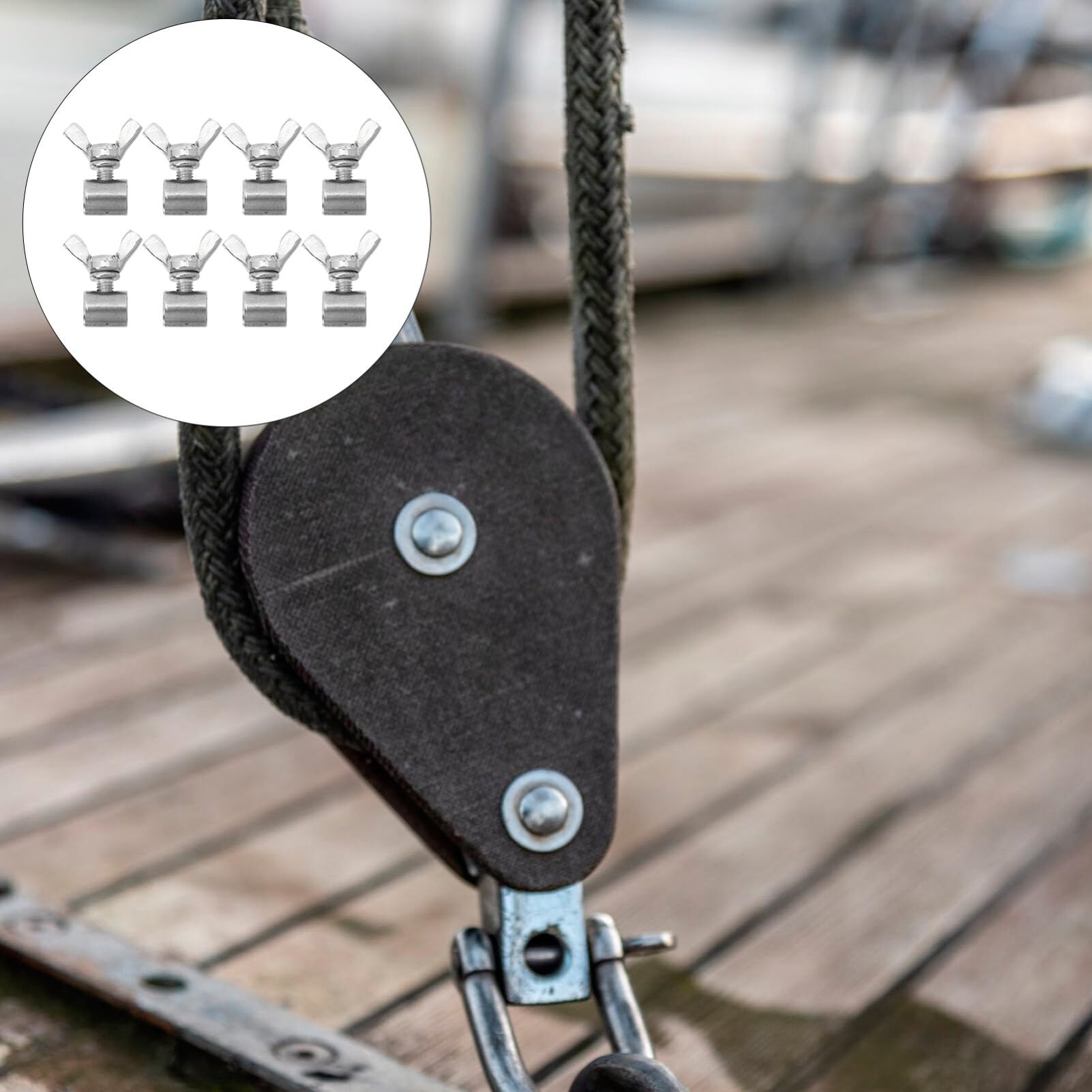 8pcs Wire Rope Butterfly Buckle Wire Rope Clip Wire Rope Fasteners Cable Clamp for Wire Rope Wire Rope Clamp Wire Rope Screw Clamp Wire Rope Cable Clip Wire Rope Screw Clip