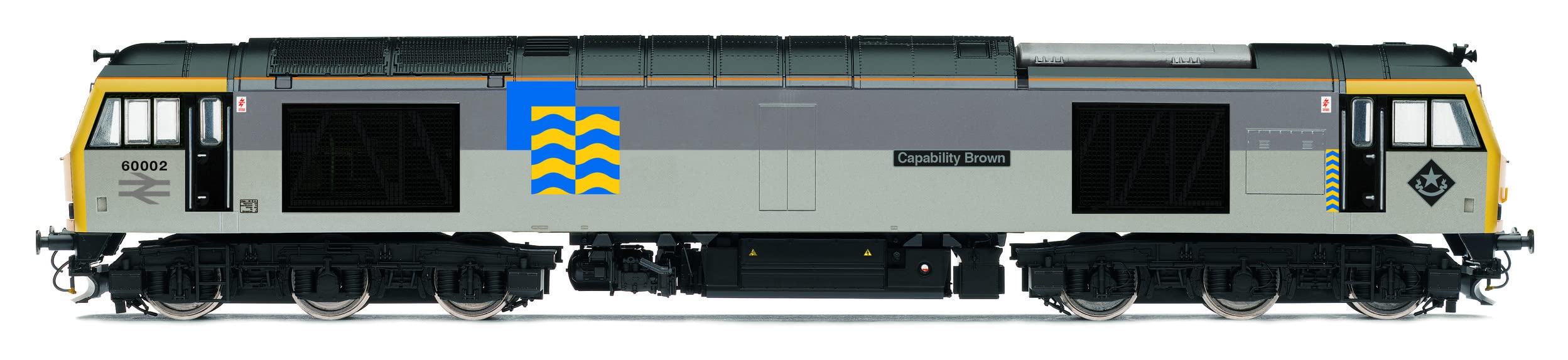 Hornby BR, Class 60, Co-Co, 60002 'Capability Brown' - Era 8. Locomotives.