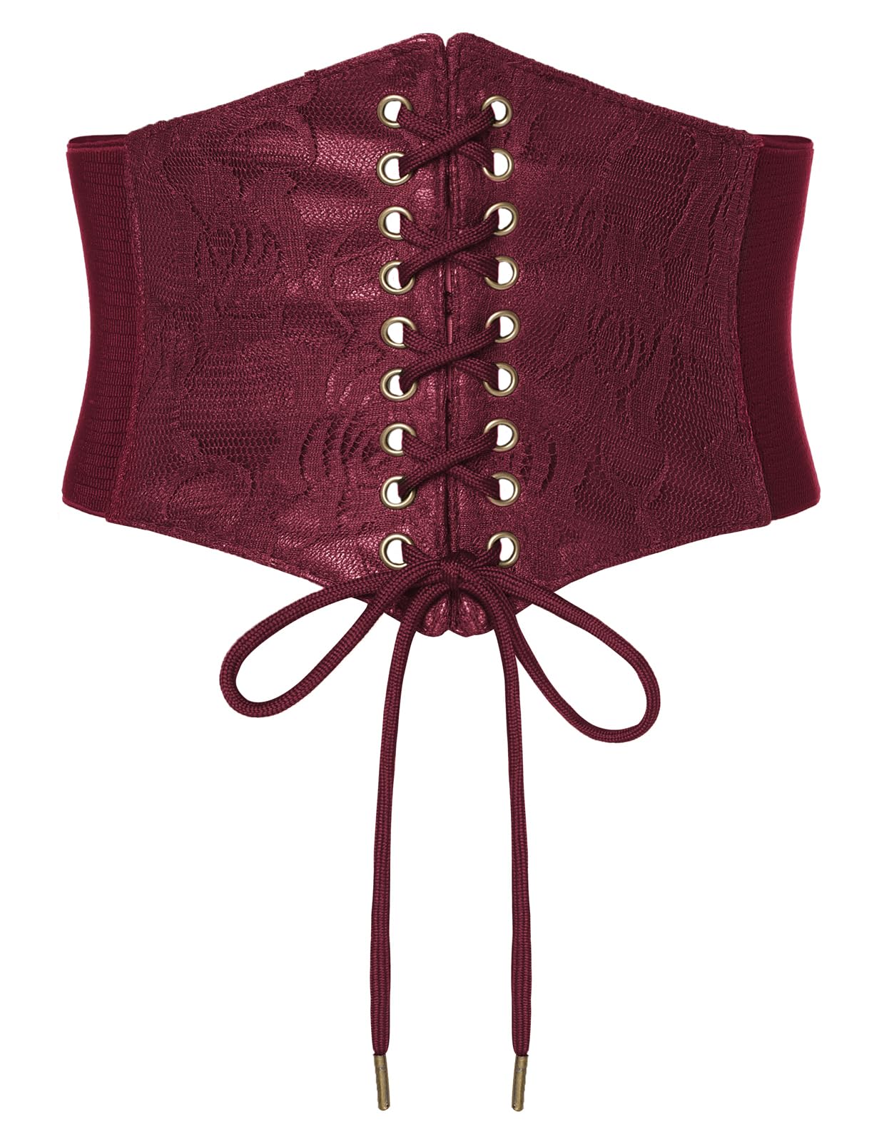 Corset Renaissance à lacets et dos élastique pour ajustement parfait