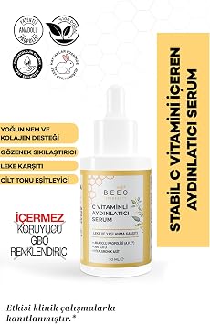 Bee'o C Vitaminli Aydınlatıcı Serum, 30 ml