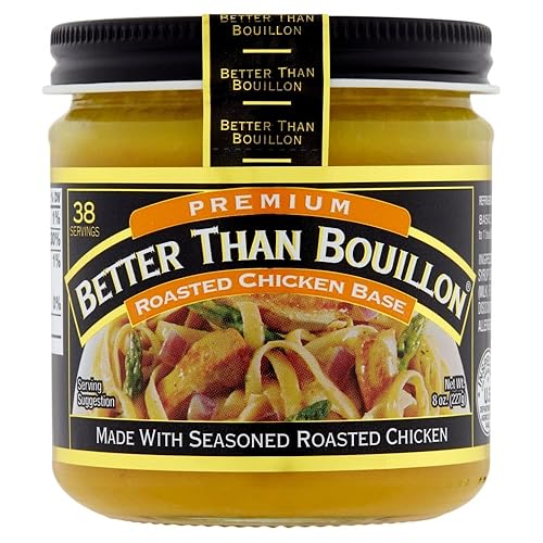 Miniatura 2 de Better Than Bouillon - Base de pollo asado de alta calidad, hecha con pollo asado sazonado, 38 porciones, base mezclable para mayor sabor, 8.00