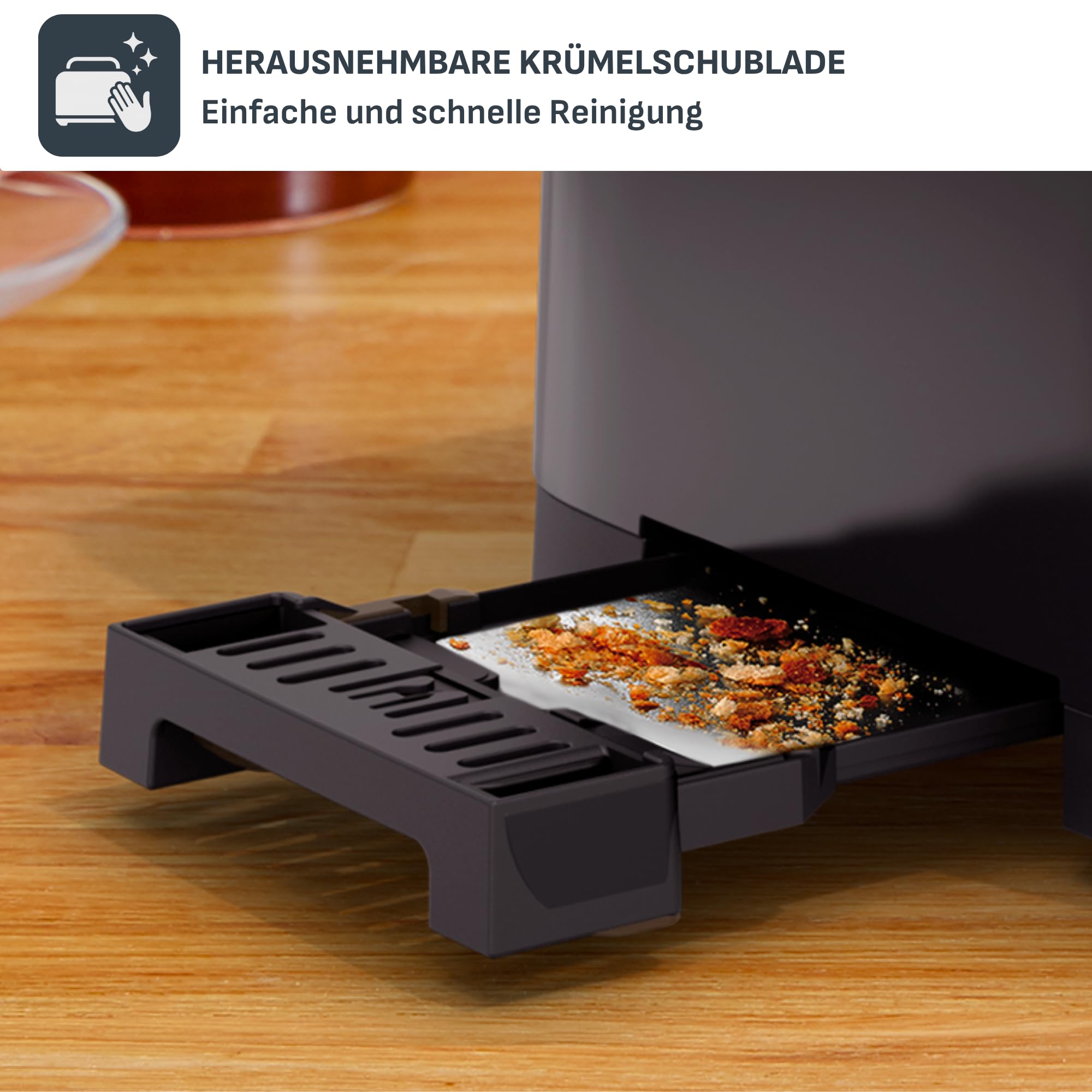 Tefal Digitaler Edelstahl-Toaster – Für perfekt gebräunte Toastscheiben auf Knopfdruck, 7 Bräunungsstufen, Favoritenfunktion & Digitalanzeige, gleichmäßige Hitze, Auftaufunktion & Design für Genießer