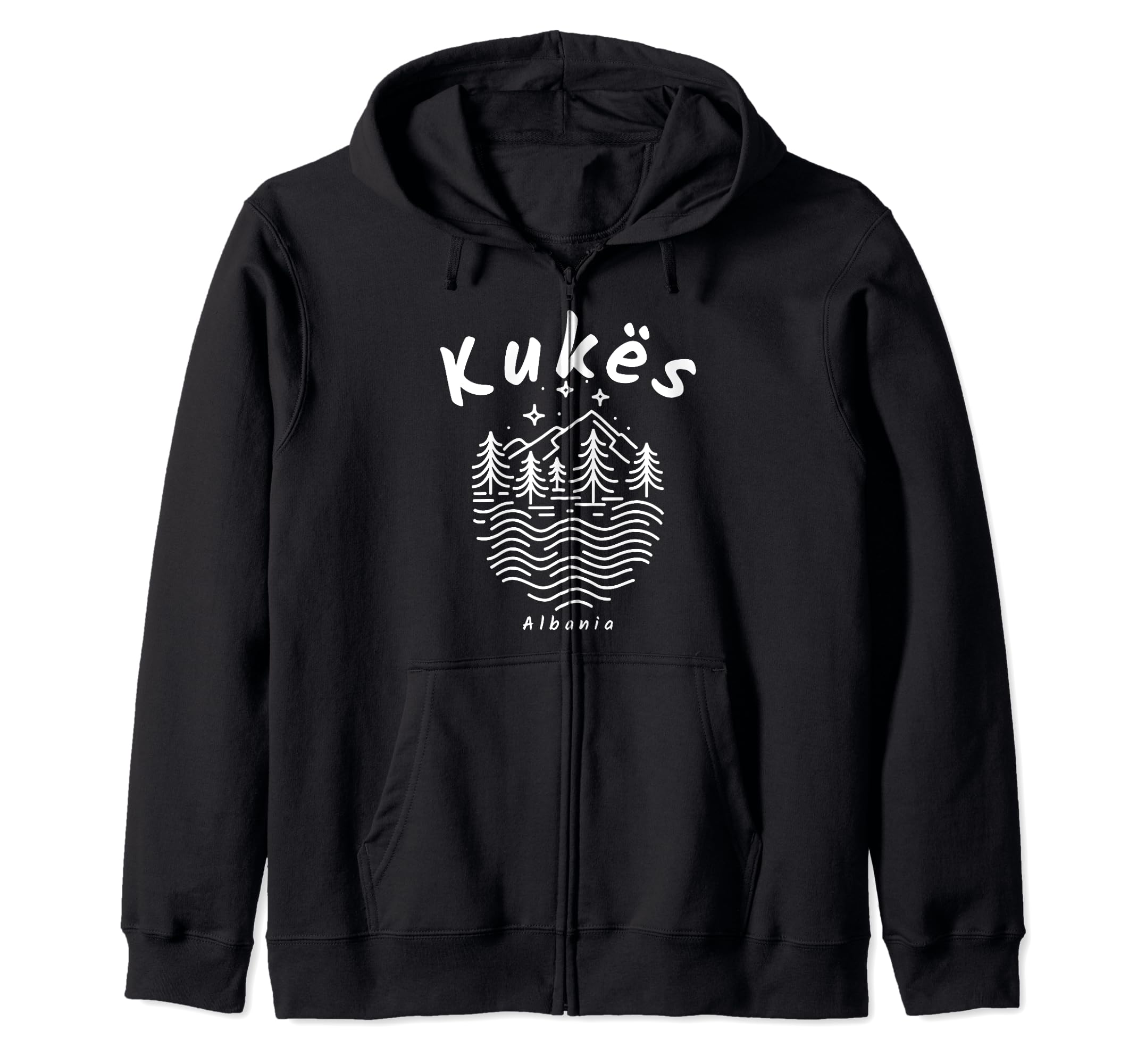 Kukës Albania Zip Hoodie