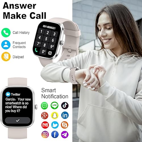 Miniatura 2 de Smart Watch for Men Women, 2026 New Smartwatch(Answer/Make Call) , 1.91" Fitness Watch with 120+ Sport Modes, Fitness Tracke with Pedometer/Sleep