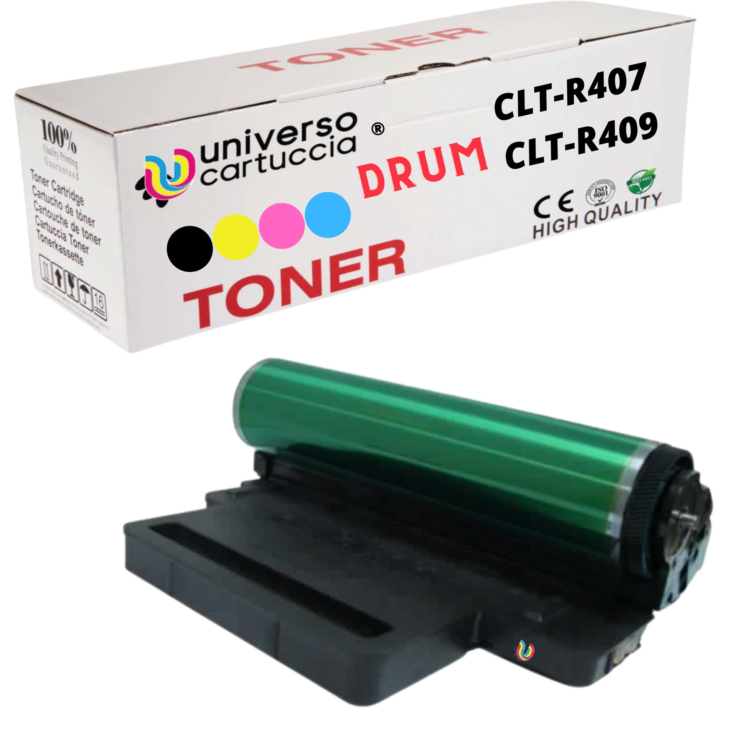 Tambour universel CLT-R407/R409 compatible avec Samsung série CLP-310, CLP-315, CLX-3170, CLX-3175, CLP-320, CLP-325, CLX-3180-CLX-3185 (tambour)