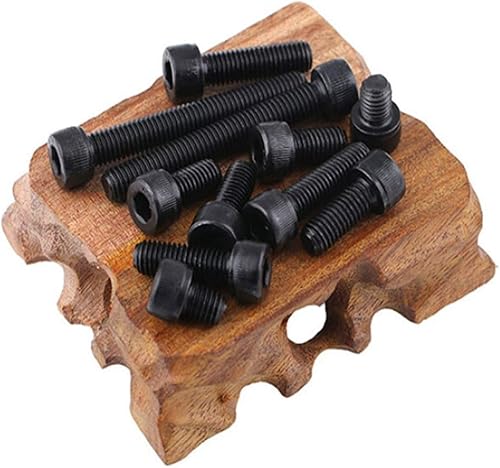 Miniatura 5 de 5 tornillos hexagonales de acero al carbono M12-0.069 x 2.362 in Clase 12.9 de casquillo de columna.