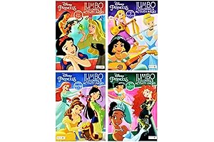 Enchanting Coloring Adventure: Disney Princess Jumbo Coloring Books for Girls
