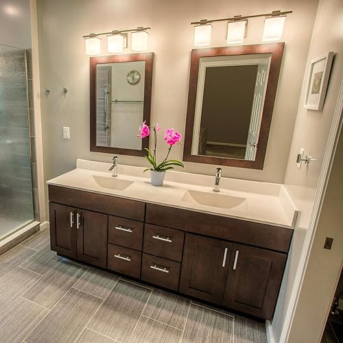 Miniatura 6 de Manijas de acero inoxidable de estilo europeo para puertas y cajones de muebles de cocina, disponibles en diferentes tamaños y paquetes