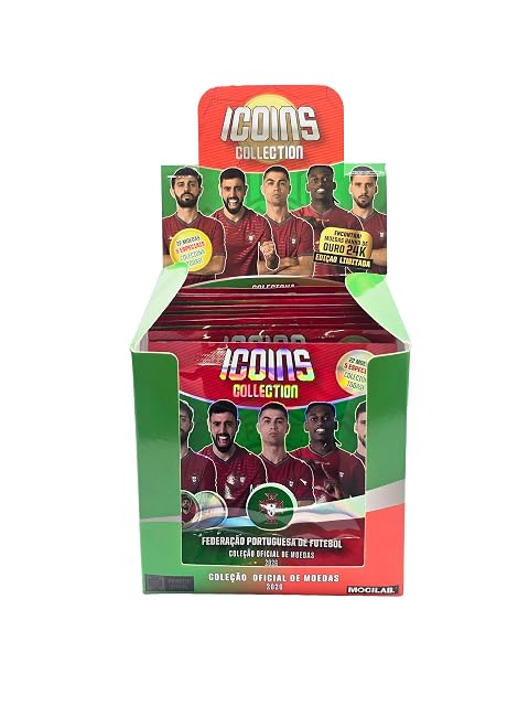Foto 2 de 5 de MOCIWORLD Selección Portuguesa de Fútbol - Pack 11 Sobres de Monedas Coleccionables Sorpresa