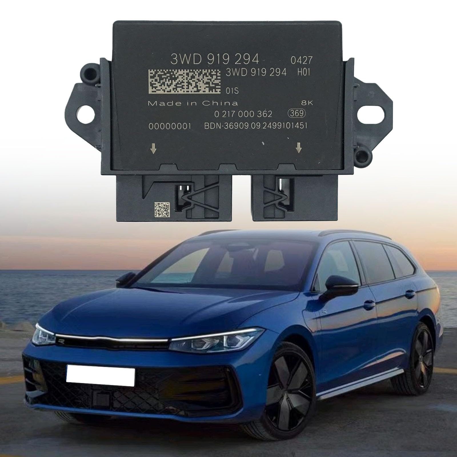 Dispositivo di controllo per assistenza al parcheggio per B9 3WD919294, modulo di parcheggio di ricambio per il controllo della distanza, accessorio per auto, modulo di ricambio per il