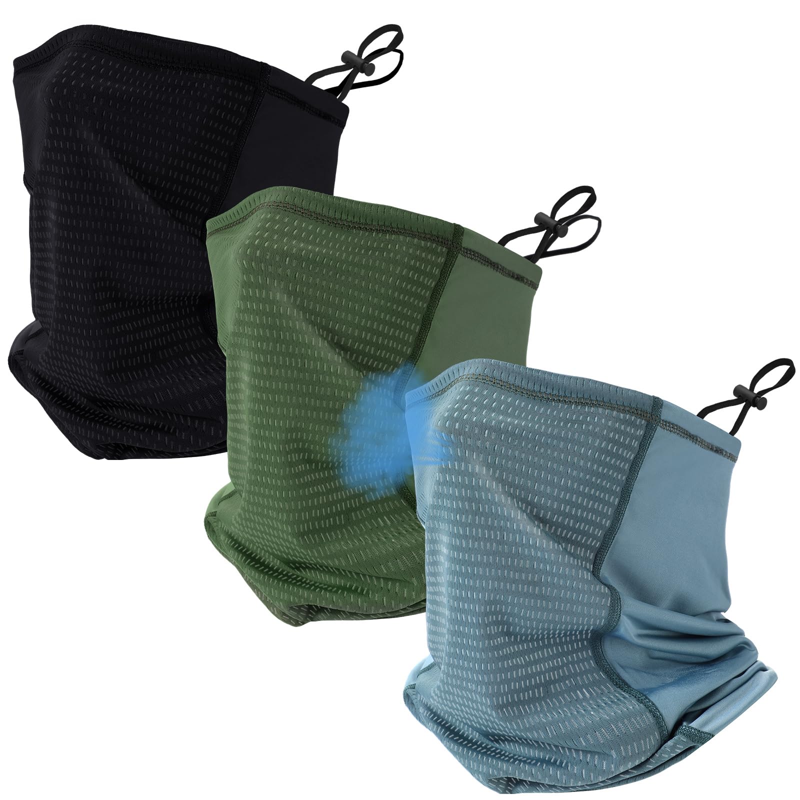 Geyoga Cooling Neck Gaiter for Men Women Summer Breathable Face Mask