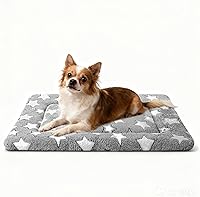 Reversible Dog Crate Pad Bed Mat for Medium Dogs 30x20x1.5in - Dual-Sided All-Season Comfort, Machine Washable, Portable Indoor/Outdoor