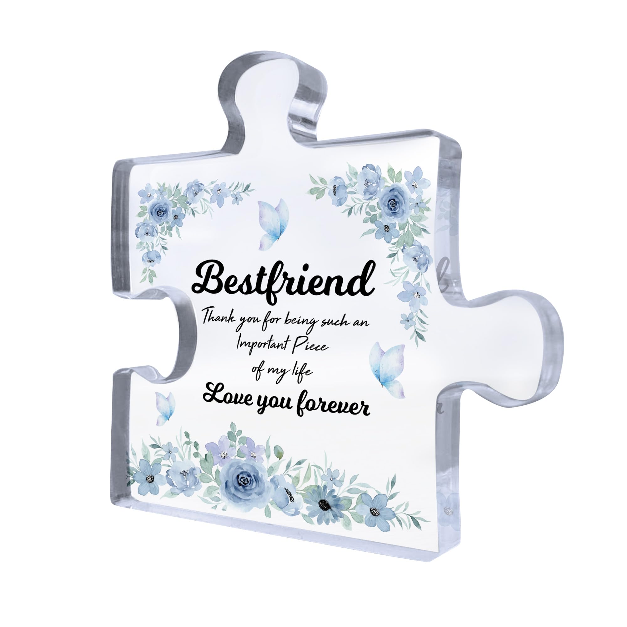 Red Ocean Friendship Gifts Important Piece Of My Life Thank You Gift For Best Friend Birthday Christmas Friendship Plaque Novelty Gift For Friend Gifts For Her Keepsake Gifts For Women