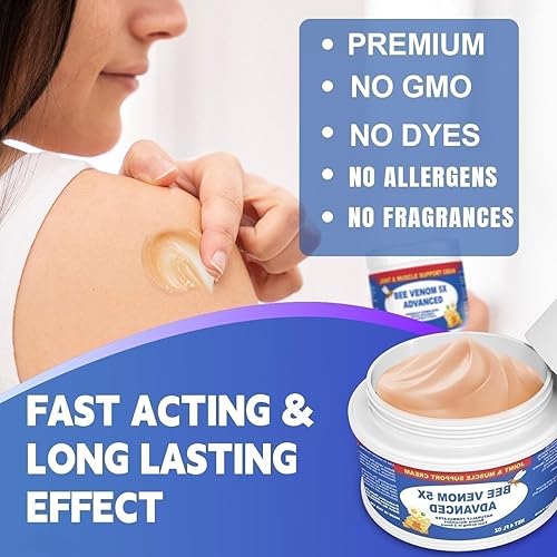 Miniatura 2 de Zealand Bee Venom Serum Gel profesional para articulaciones, músculos, crema de huesos, liberación rápida 24 horas, calmante potente para espalda,