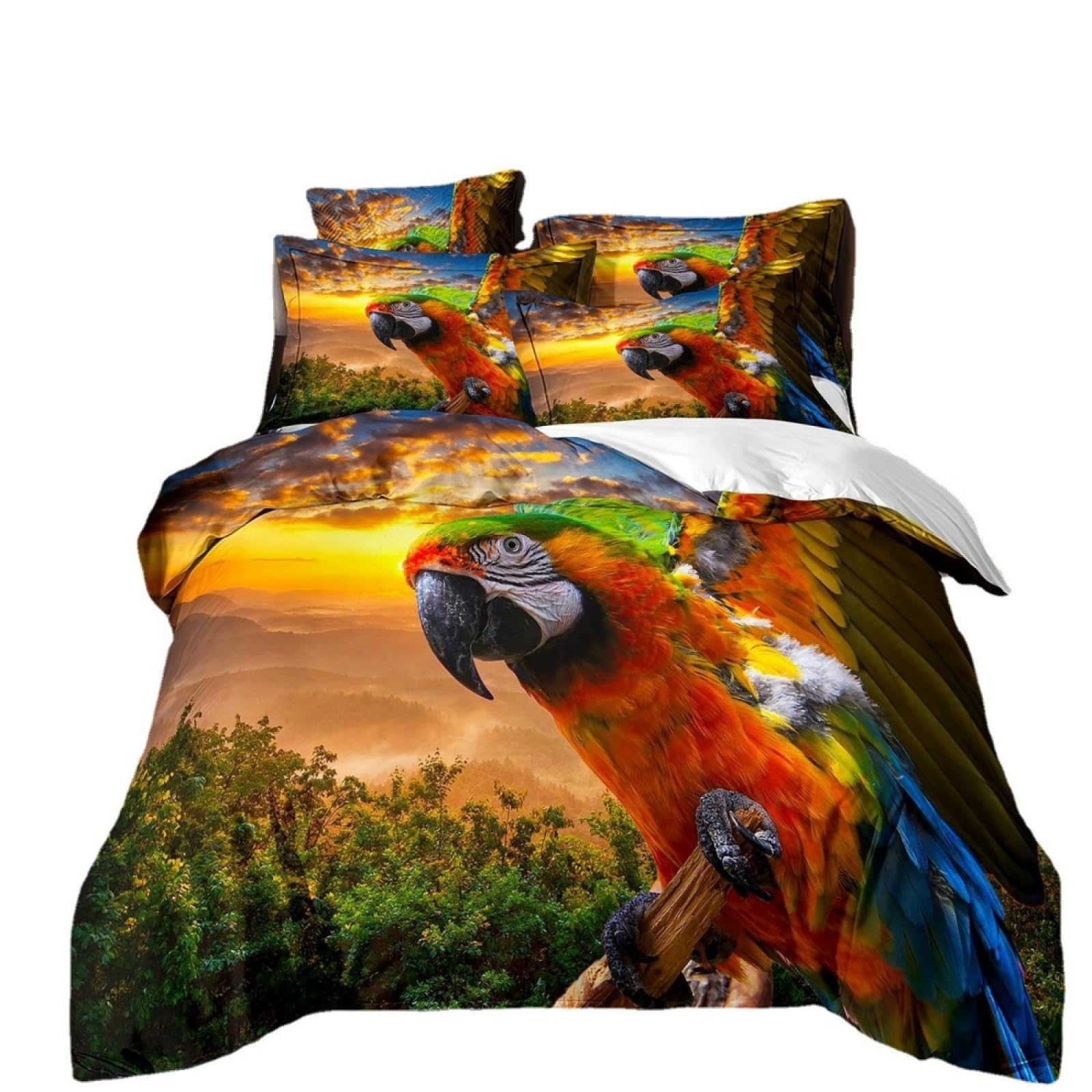 King Size Duvet Cover Sets Parrot Green King Size Bedding