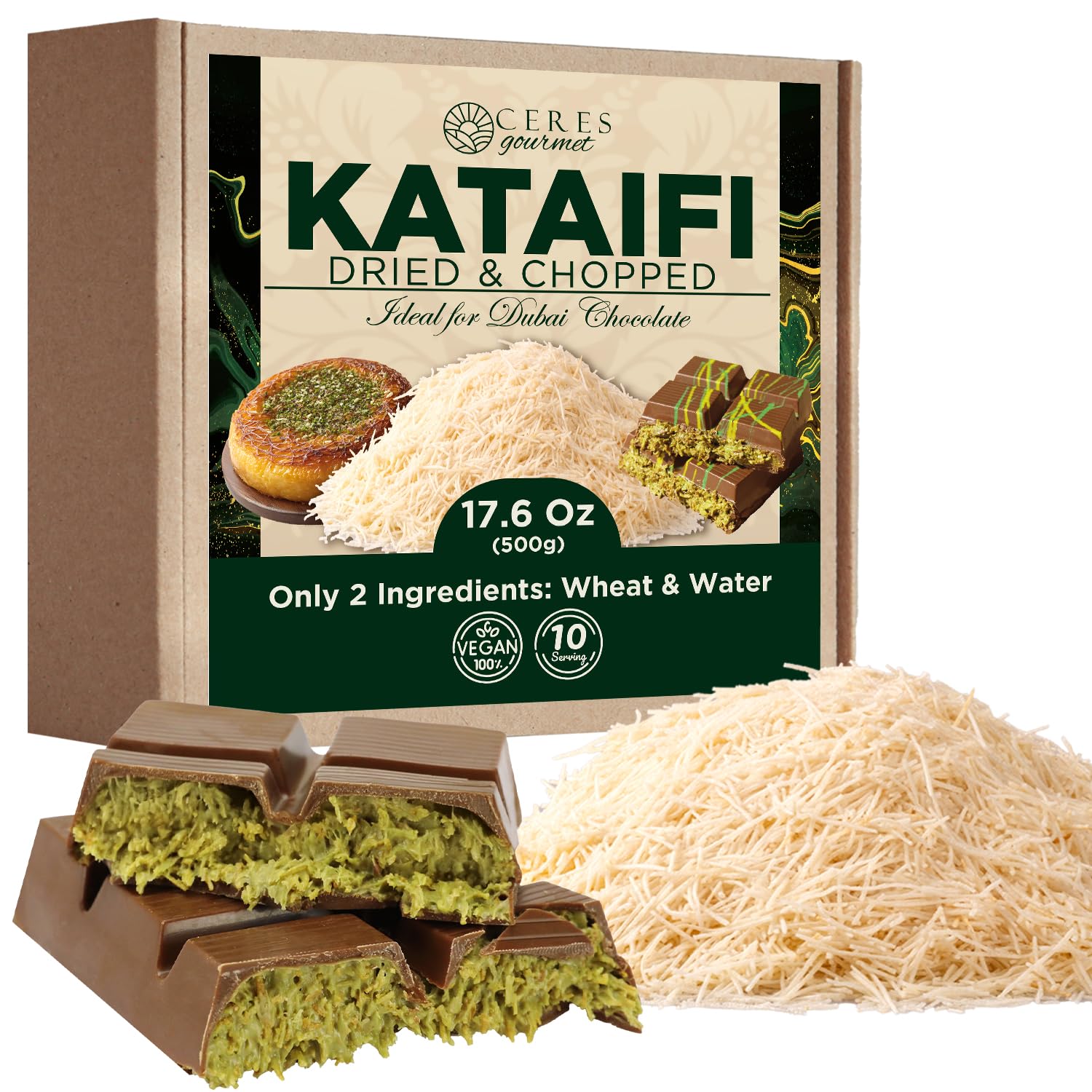 Amazon.com: Ceres Gourmet Dried Kataifi Fillo Dough – Authentic