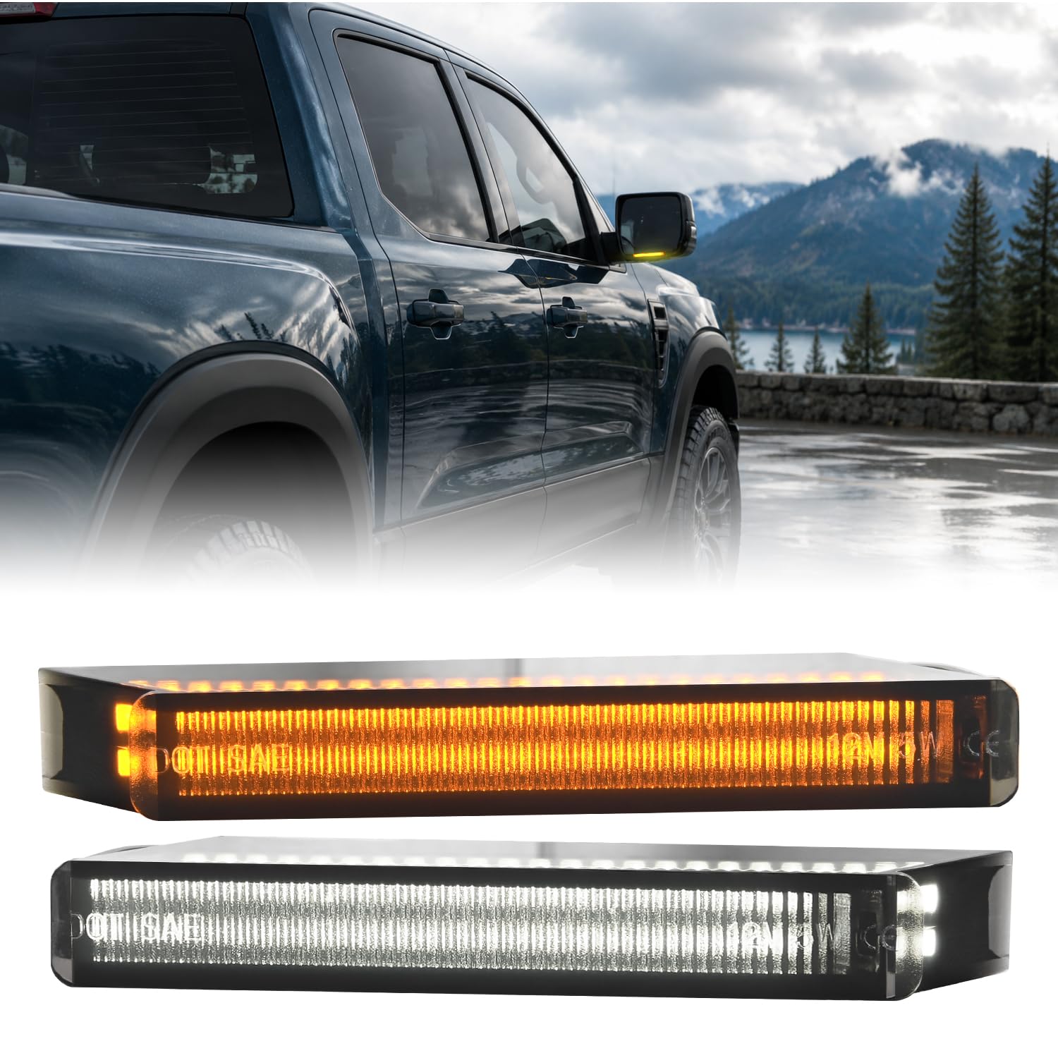 Amazon.com: Nilight Side Mirror Marker Light Compatible With 2006