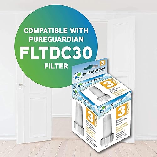 Miniatura 13 de PureGuardian H75502PK - Humidificador ultrasónico de niebla cálida y fría, paquete de 2 unidades, salida de 10 litros por día, habitación grande,