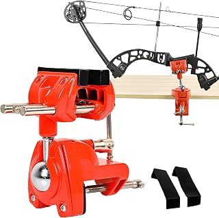 360° Rotate Universal Bow Vise - Professional Bow Vise for Compound Bow/Recurve Bow Adjustment, Removable Household Archery Accessories for Bow Tuning Set up and Repairs