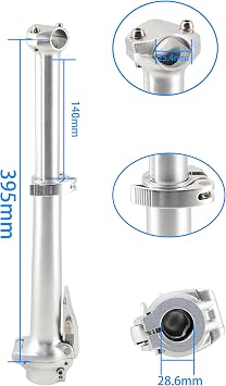 Folding Bike Stem Aluminium Retractable Stem for Folding Bicycle,Folding E-Bike