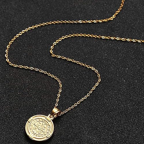 Miniatura 4 de Medalla de San Benito de acero inoxidable cristiano Jesús malvado protección católica religiosa CSPB colgante collar