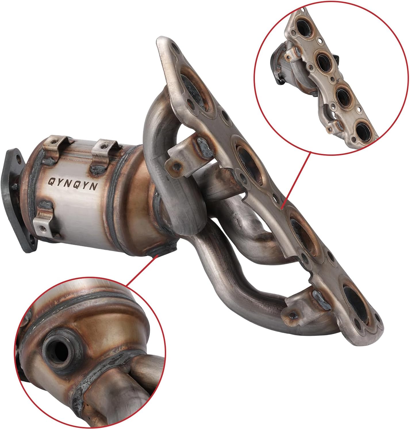 Catalytic Converter Kit Fit For Hyundai & Kia - Accent 2012-2017, Veloster 2012-2017, Soul 2012-2014, Rio 2012-2016 L4 1.6L Replace 16680 641502 (EPA Compliant)