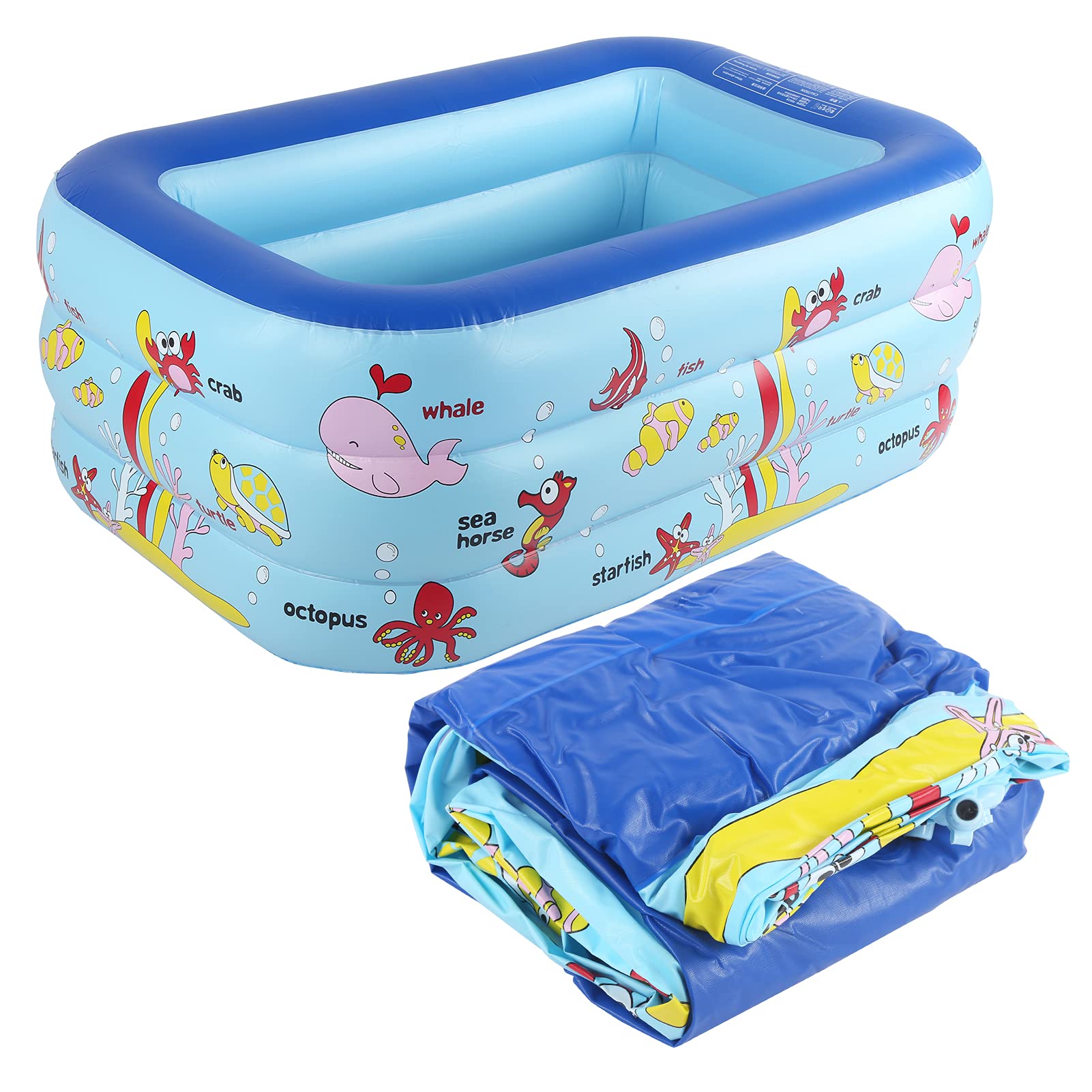 Piscina Gonfiabile per Bambini, Piscina All'aperto 51,2 X 33,5 X