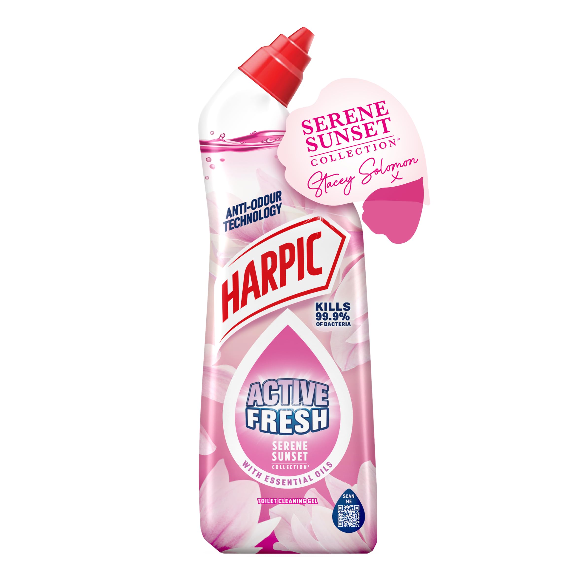 Harpic Active Fresh Toilet Cleaner 750ml - Pink Blossom
