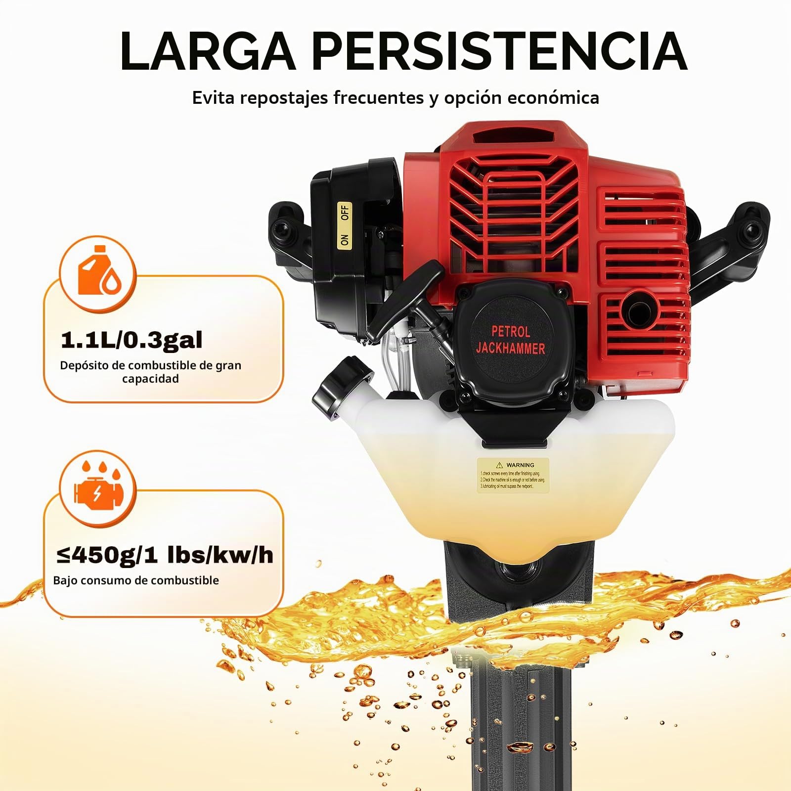 Trituradora de árboles de jardín manual 52CC portátil de gasolina para jardín a gasolina para árbol