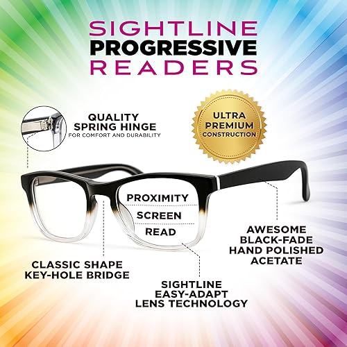 Miniatura 2 de Sightline H109 - Lentes de lectura multienfoque de ajuste medio a estrecho