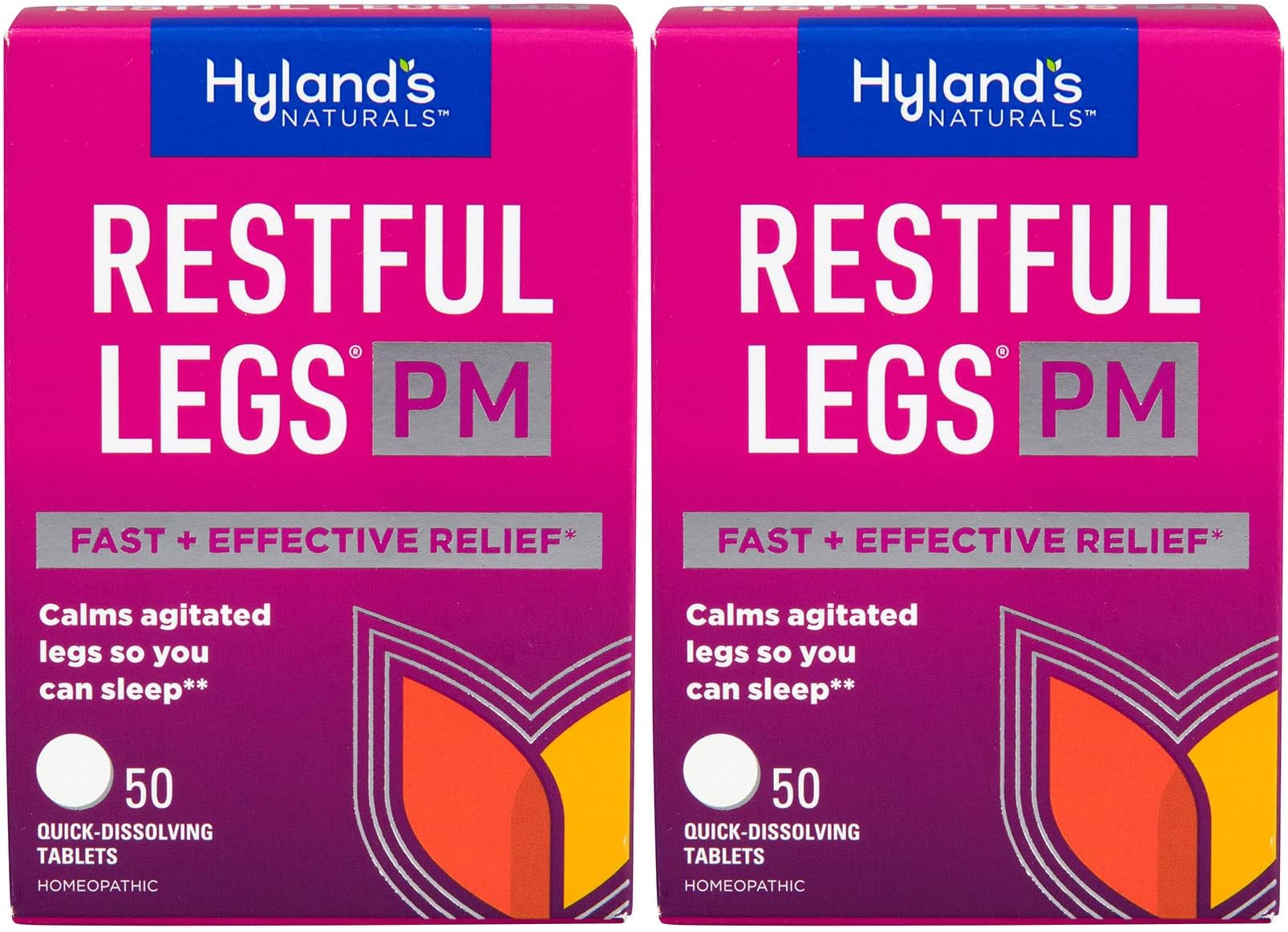 Restful Leg PM 50 quick-dissolving tablets (Pack of 2)