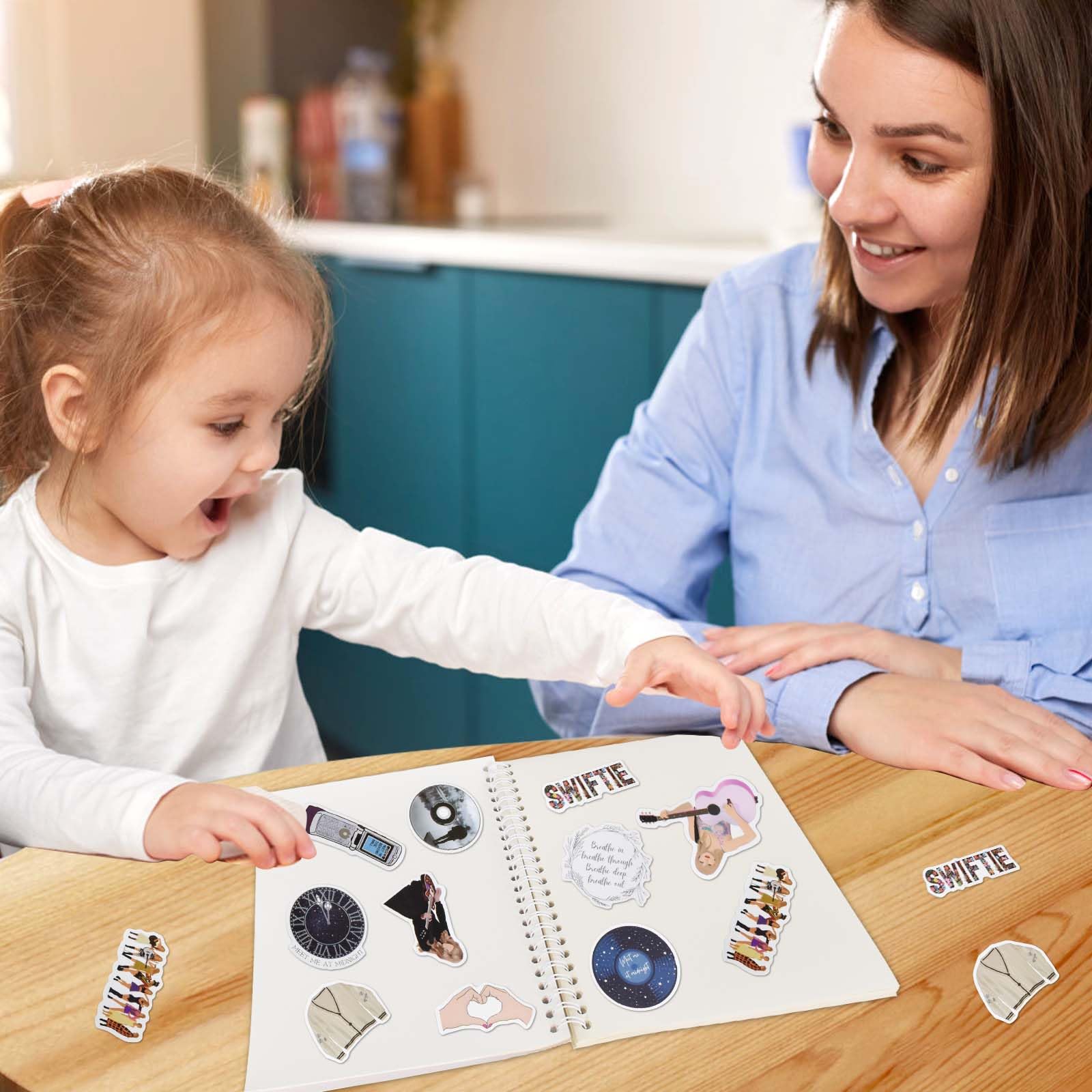 YUATCYA Album De Collection D'autocollants Réutilisable