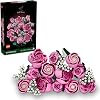LEGO Botanicals Pembe Gül Buketi 10374 - Yetişkinler için Tomurcuk ve Açmış Olarak 12 Pembe Gül ile 4 Bahar Yıldızı Çiçeği İçeren Sevgililer Gününe Özel Dekoratif Model Yapım Seti 789 Parça