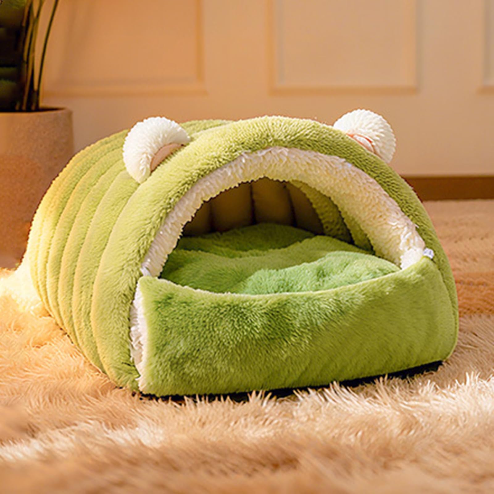 Cuccia Chiusa Per Gatti Chiusa Calda Morbida Comoda Lavabile Cuccia Per | Casa Tenda Coperta Per Cuccioli E Per Casa Dormitorio Camera Da Soggiorno Balcone