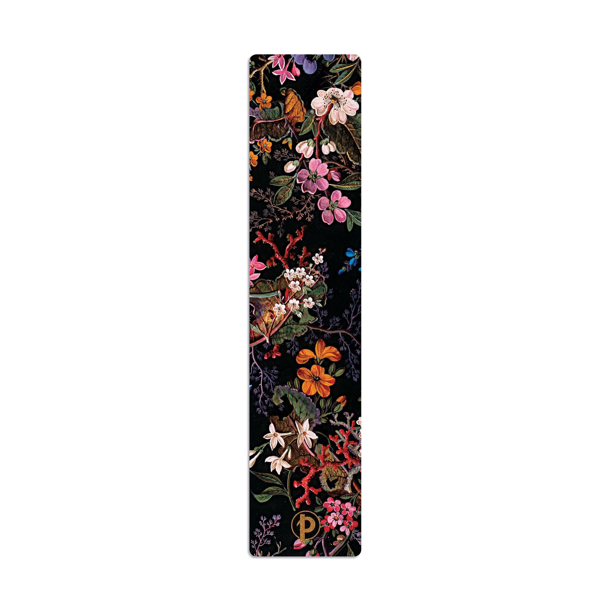 Marque-page Paperblanks Floralia: Bookmark, double sided, textured, rounded edges