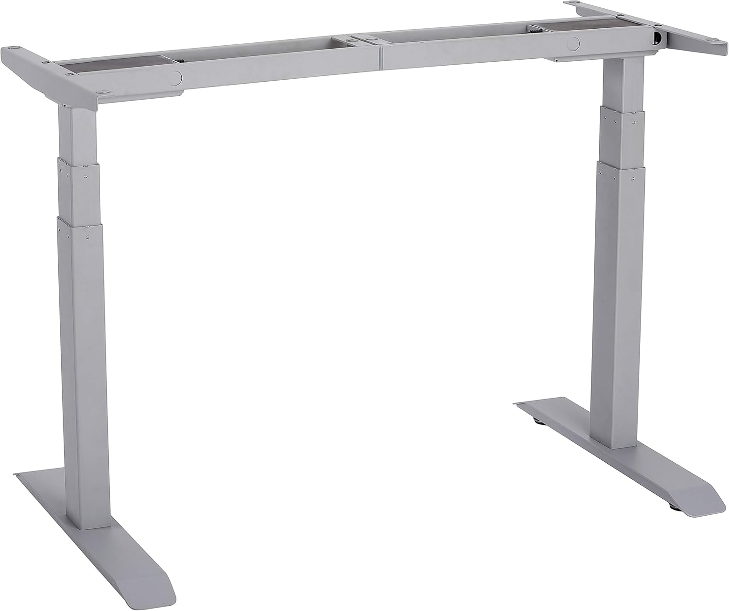 UNICOO Electric Stand Up Desk Frame - Dual Motor, 3 Stage Lifting, 4 Memory Keypad, Gray - Fits Top Size 43-78.7x23.6-31.5 inches, Max Load 264lbs, Modern Design