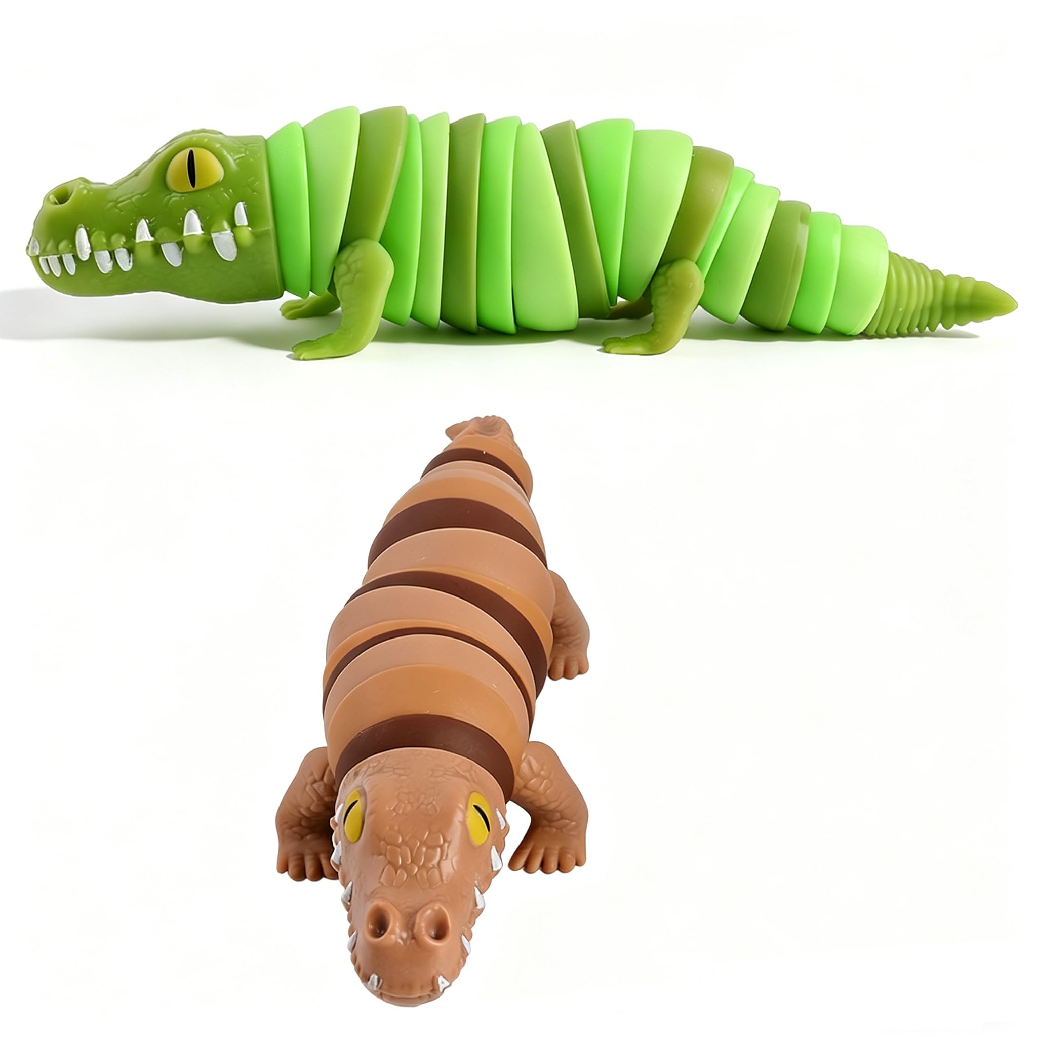 Caterpillar Fidget Toy, Caterpillar Crocodile Decompression Toys, Articulated Flexible Decompression Toys for Relaxing, Sensory Caterpillars Stress Relief for Kids