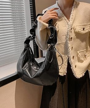 Amazon | [miniministore] ギャザーナイロンバッグ PUレザー