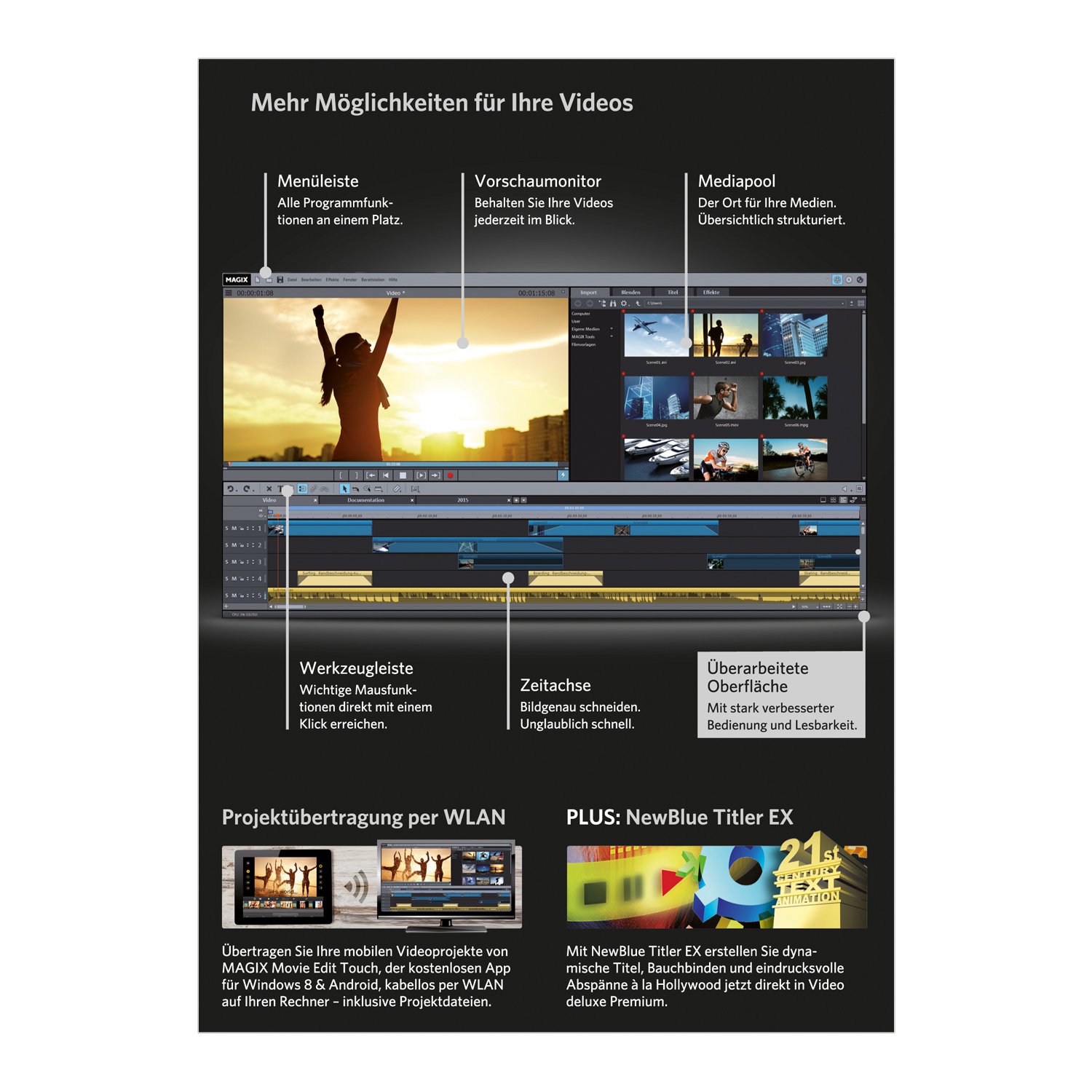MAGIX Video deluxe 2015 Premium [Download]