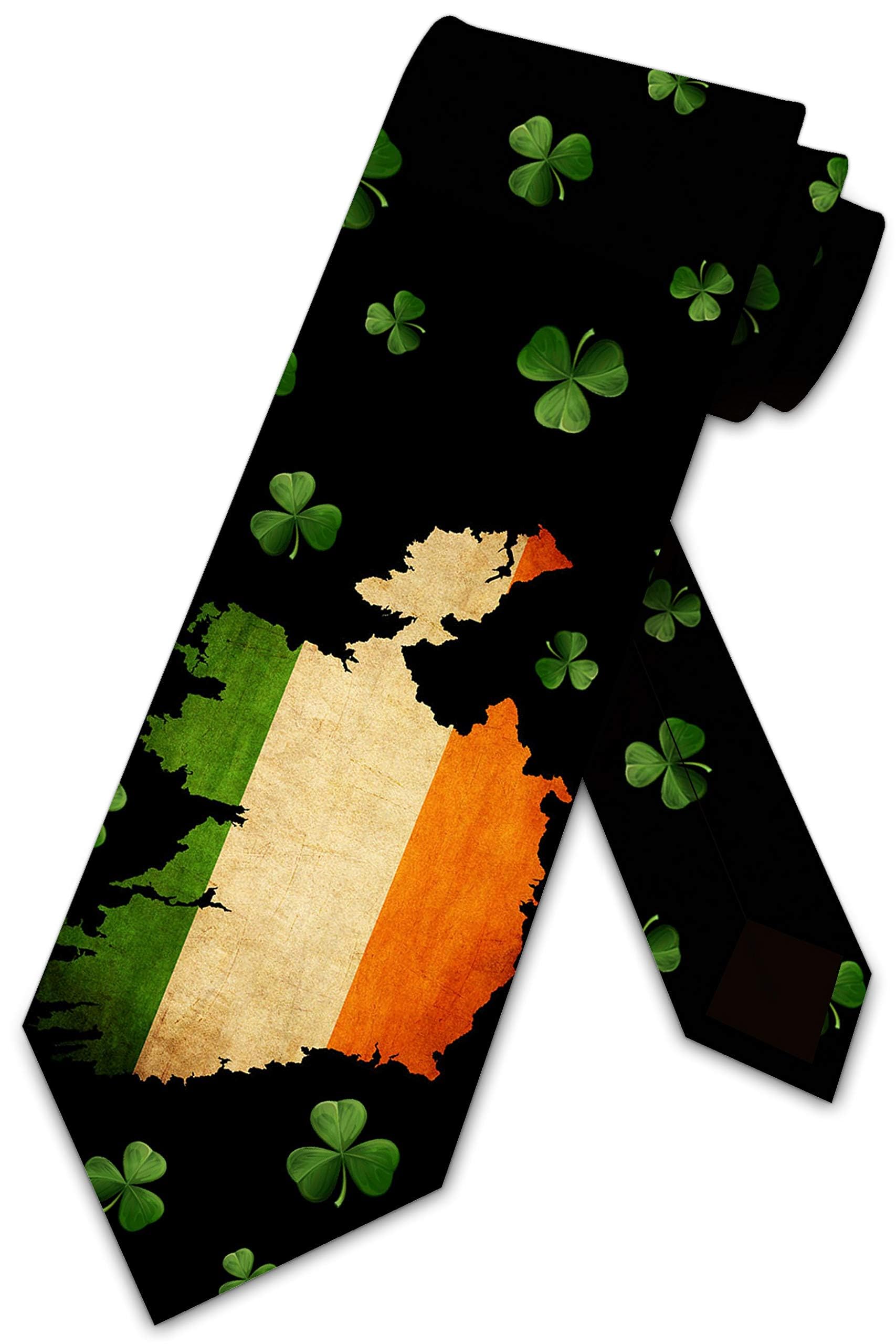 Three Rooker Irish Ties Mens Ireland Clover Necktie