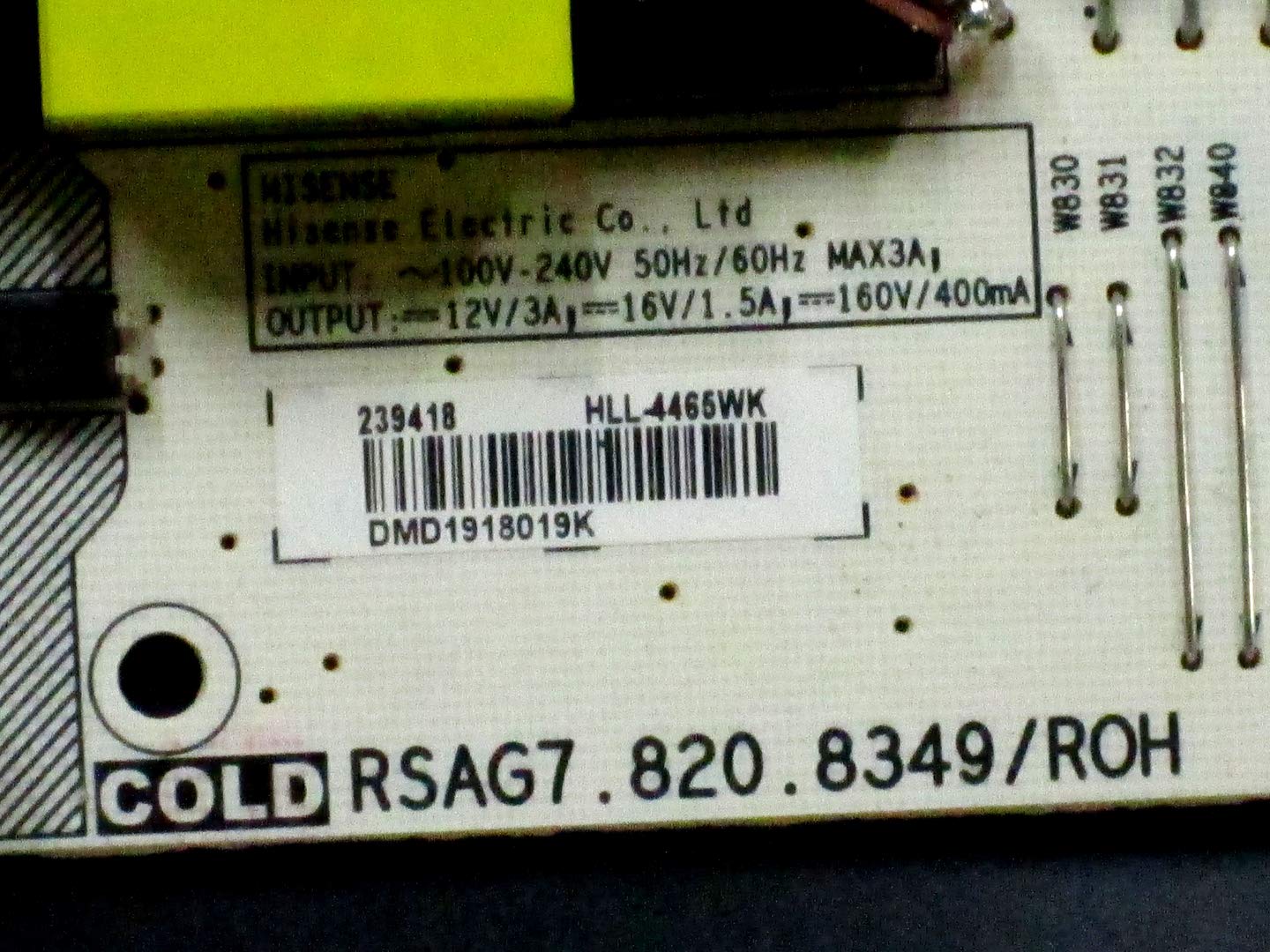 Netzteilboard RSAG7.820.7299 /ROH für Hisense TV