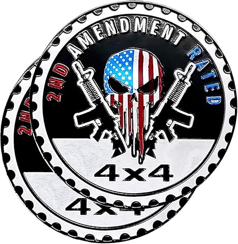 Miniatura 8 de 2 emblemas de automóvil calificados de Squatch, insignias de metal para automóviles de 4 x 4, insignias de metal redondas 3D, calcomanías de