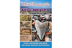Fossil Hunting In New Mexico Journal: Fossil Gathering Log Book for Geology...