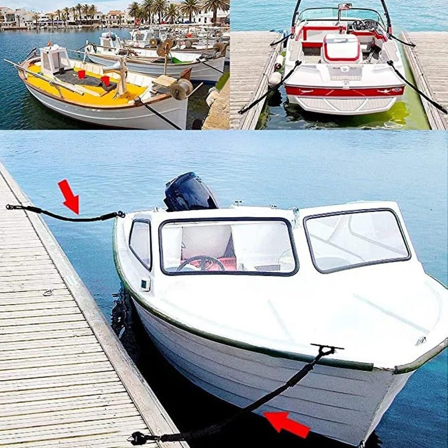 Corda elastica for ormeggio di barche da 4 piedi,Cime nautiche