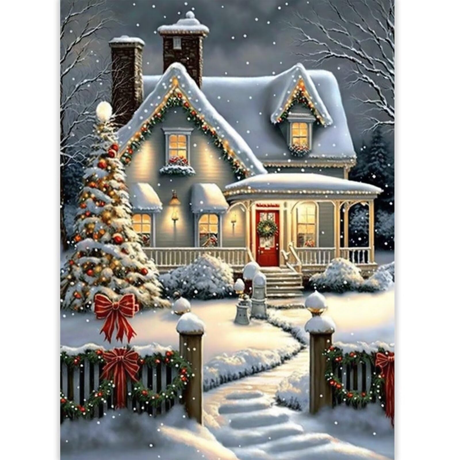 ダイヤモンドアートクラブ Snow Cabin Ornamemt Snow Cabin Ornament – Diamond Art Club