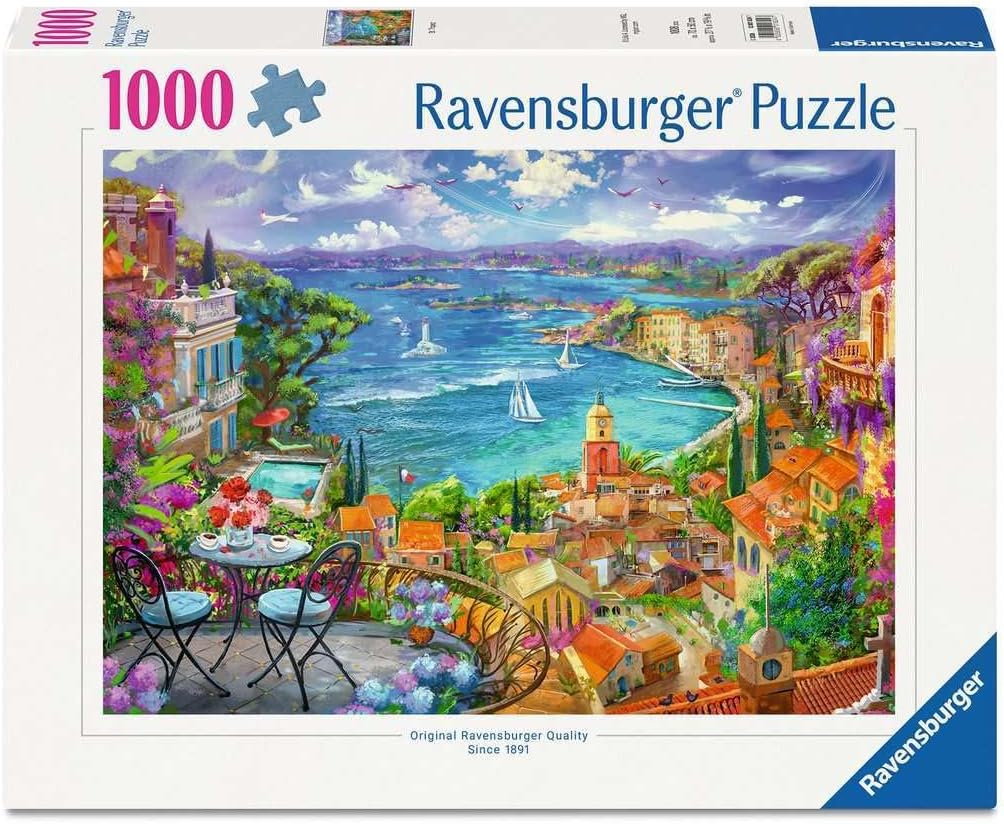 Ravensburger Puzzle 12001824 St. Tropez Puzzle 1000 Pieces for Adults and Children from 14 Years