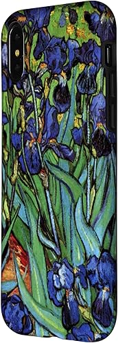 Miniatura 8 de Funda para iPhone 12 Pro Max Irises de Vincent van Gogh, flores en un jardín