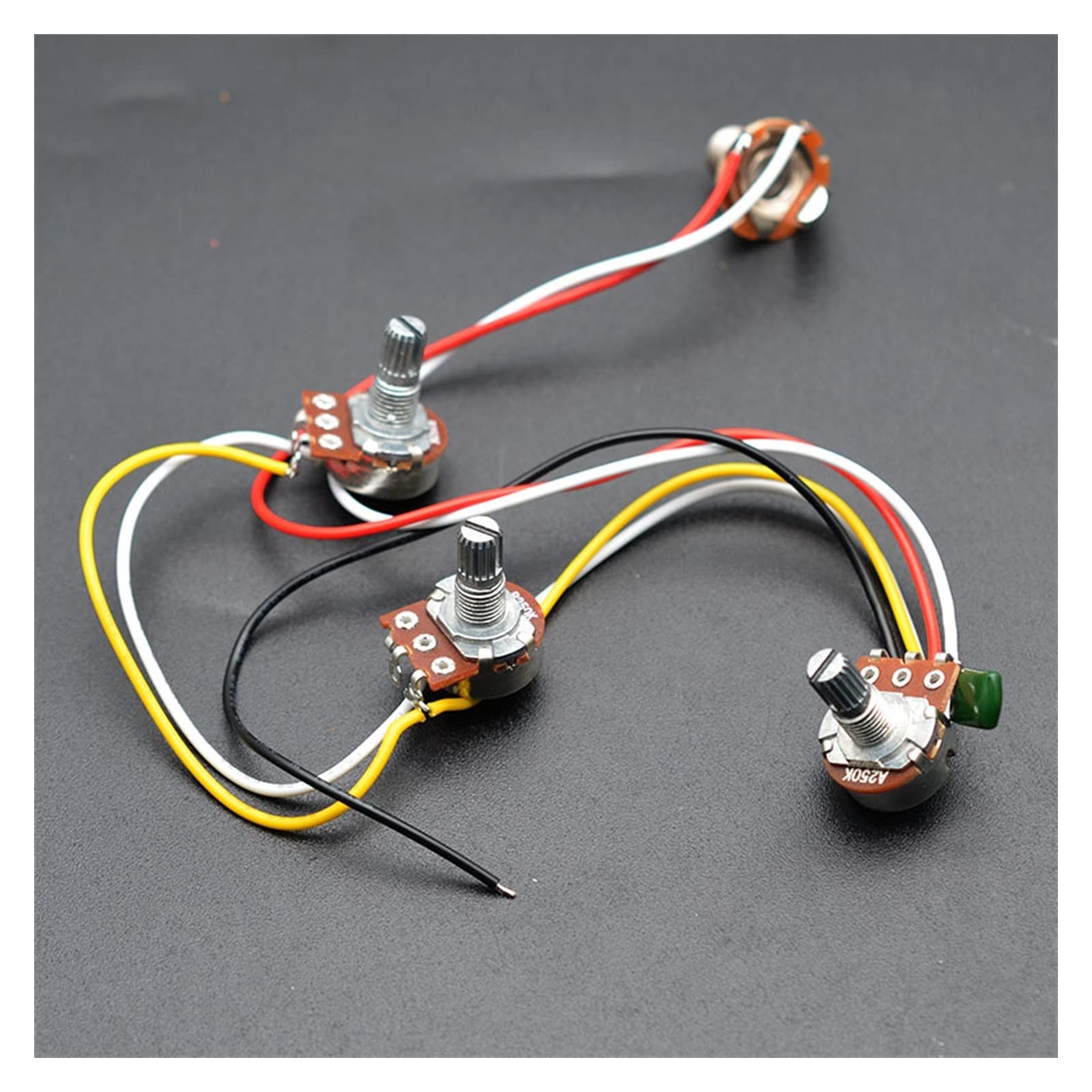 Cablaggio Del Cablaggio Preventivo Per Basso 250K 18mm Pentole 2v1t. Uscita Per Parti Per Chitarra Elettrica Bass cablaggio chitarra