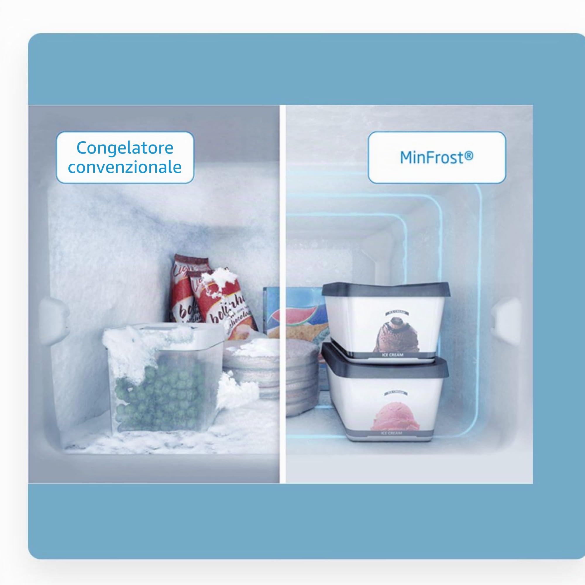 BEKO BU1153HCN - Réfrigérateur intégrable Table Top 107L (92+15L) - Froid statique - L59,5x H81,8cm - Blanc